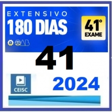 1ª Fase OAB 41º - Extensivo 180 dias (CEISC 2024) (Ordem dos Advogados do Brasil)